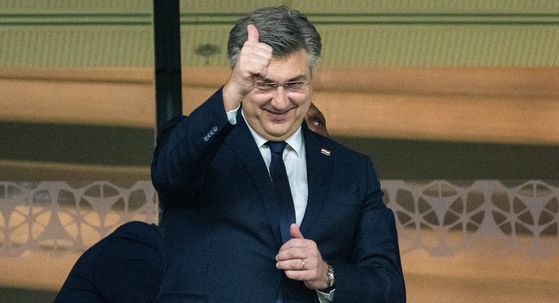 Andrej Plenković u svečanoj loži