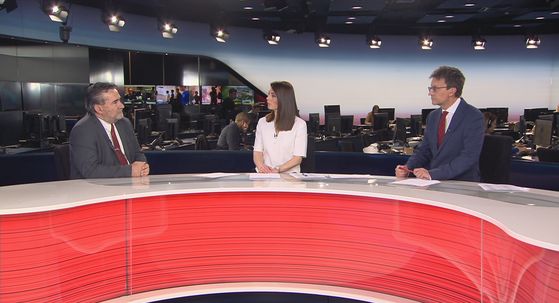 Ivica Madnić u studiju Dnevnika Nove TV - 2