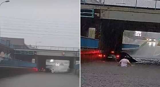 Spacio čovjeka iz potpoljenog podvožnjaka