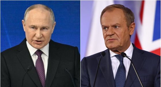 Vladimir Putin i Donald Tusk