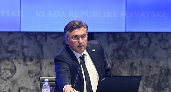 Andrej Plenković na sjednici Vlade