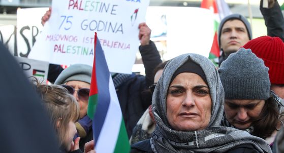 Propalestinski prosvjed u Zagrebu - 9
