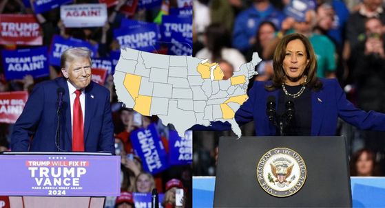 Donald Trump i Kamala Harris