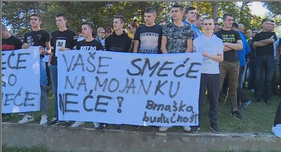 Prosvjed na sinjskom deponiju (Foto: Dnevnik.hr) - 1