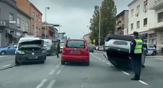Prometna nesreća u Zagrebu