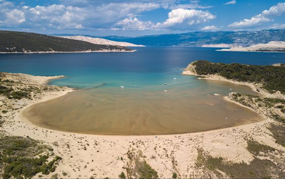 Plaža Sahara na Rabu, Hrvatska