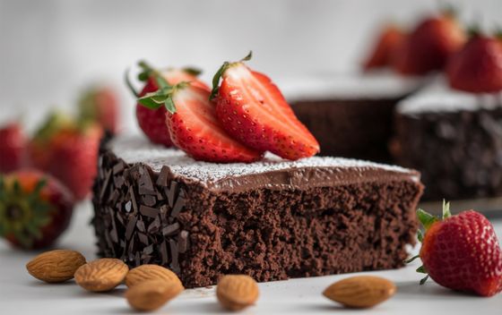 Torte bez brašna su niže te imaju zbijeniju teksturu