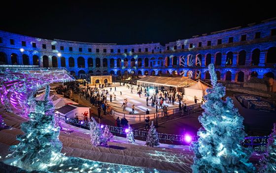 Klizalište u pulskoj Areni