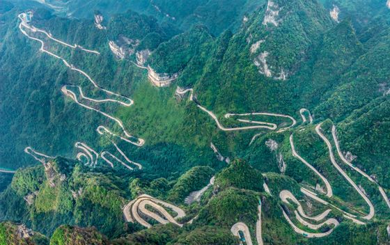 Tianmen Mountain Road, Kina - 2