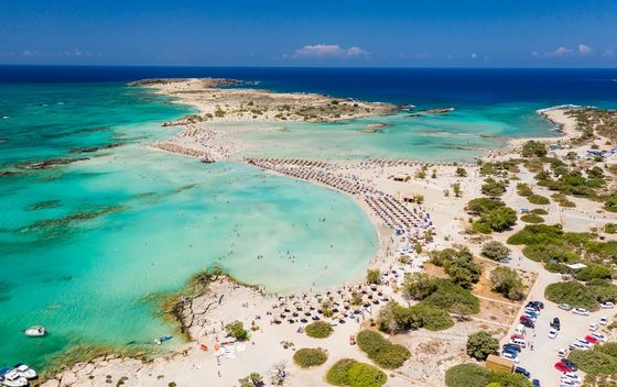 Plaža Elafonissi na Kreti u Grčkoj