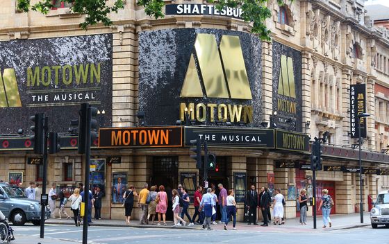Shaftesbury Theatre in West End, London