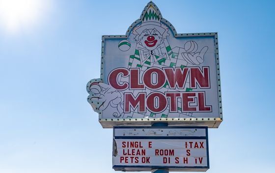Clown motel u gradu Tonopah u Nevadi, SAD - 1
