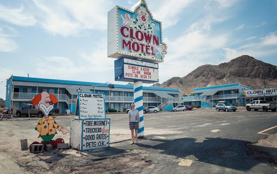 Clown motel u gradu Tonopah u Nevadi, SAD - 4