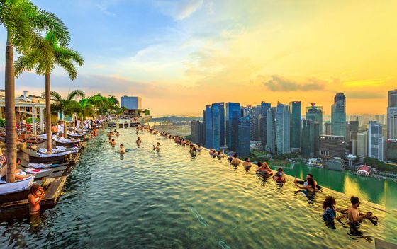 Bazen hotela Marina Sands Bay