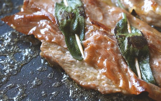 Saltimbocca alla romana s njokima od bundeve