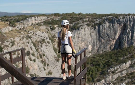 Kanjon Čikole - zipline - 1