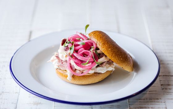 Pastrami bagel