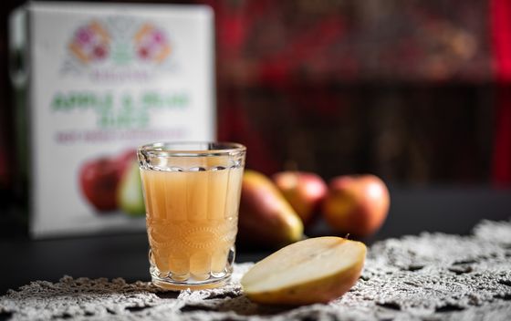 Mutni sok od kruške i jabuke