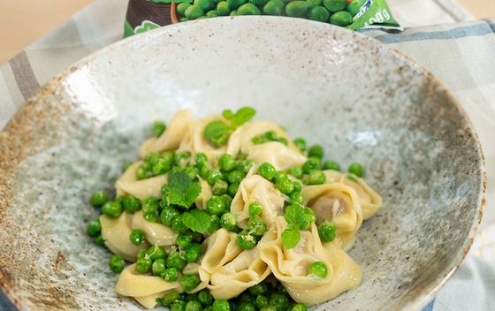 Tortellini s graškom i limunom