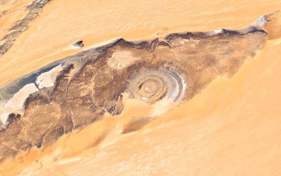 Struktura Richat / Oko Sahare (Screenshot: Google Maps)