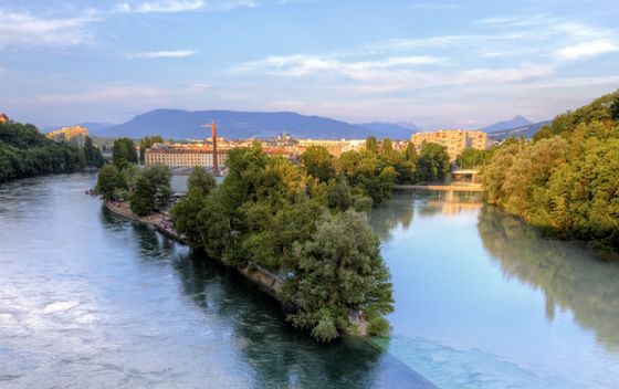 Mjesto gdje se spajaju Rhone i Arve - 4