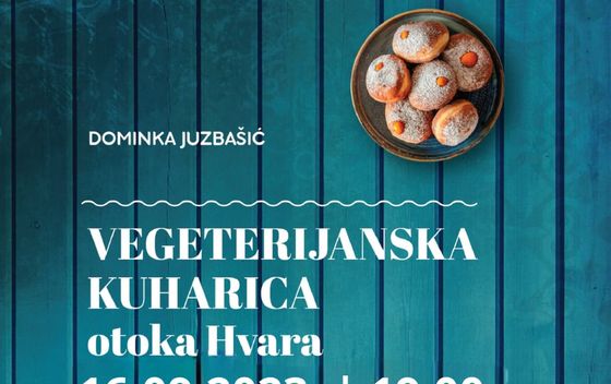 Naslovnica knjige Vegetarijanska kuharica otoka Hvara
