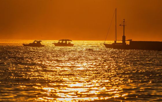 Zalazak sunca iz uvale Kašjuni - 2