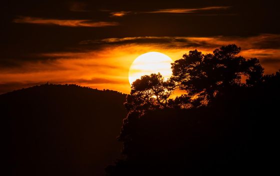 Zalazak sunca iz uvale Kašjuni - 4
