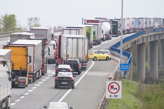Kilometarske kolone na obilaznici