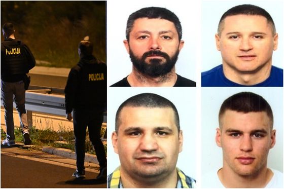 Lica s tjeralice u Splitu