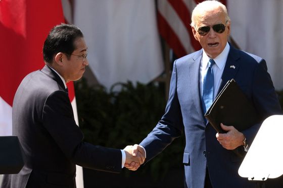 Joe Biden i Fumio Kishida
