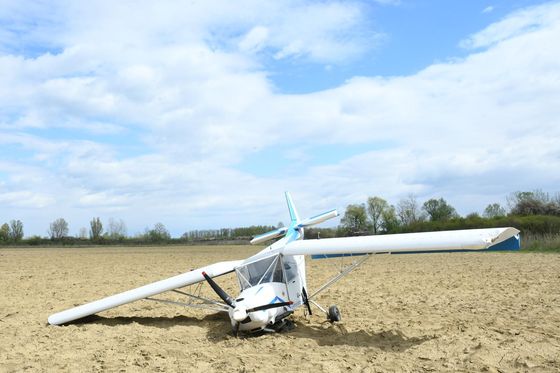 Avion koji se srušio kod Siska
