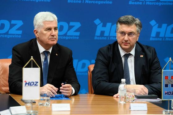 Dragan Čović i Andrej Plenković