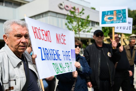 Prosvjed bivših radnika Dalme - 5