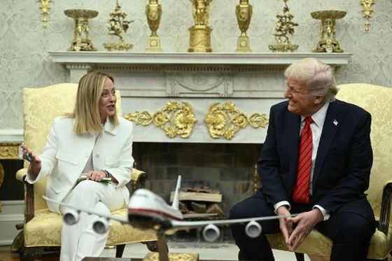 Talijanska premijerka Giorgia Meloni i američki predsjednik Donald Trump