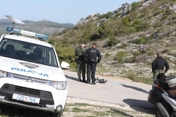 Policija na mjestu zločina kod Solina - 2