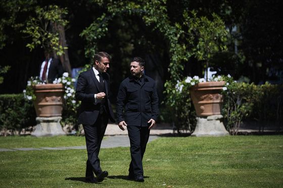 Macron i Zelenski
