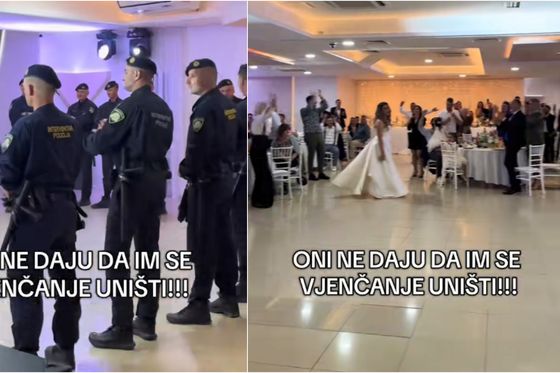 Interventna policija upala na vjenčanje