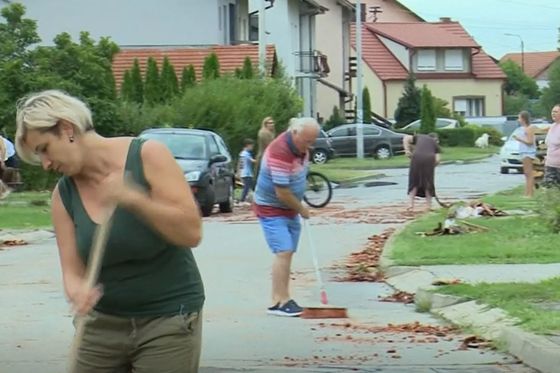 Saniranje štete koju je prouzrokovalo nevrijeme u Slavoniji - 2