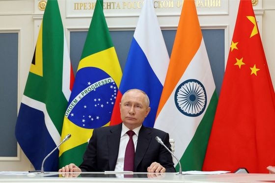 Vladimir Putin na BRICS samitu