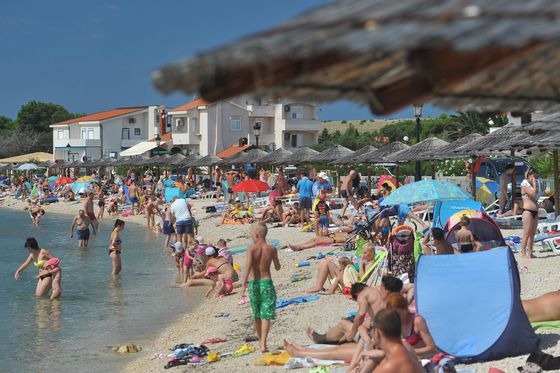 Plaža na Viru, ilustracija