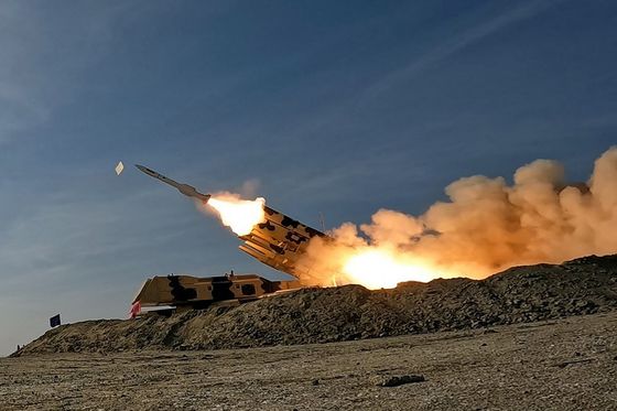 Iran ispucava rakete, ilustracija