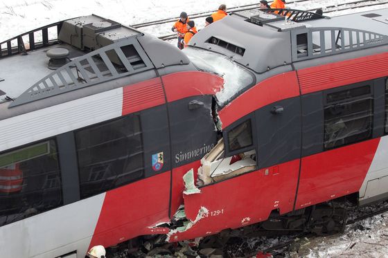 Željeznička nesreća u Austriji (Foto/arhiva: AFP)