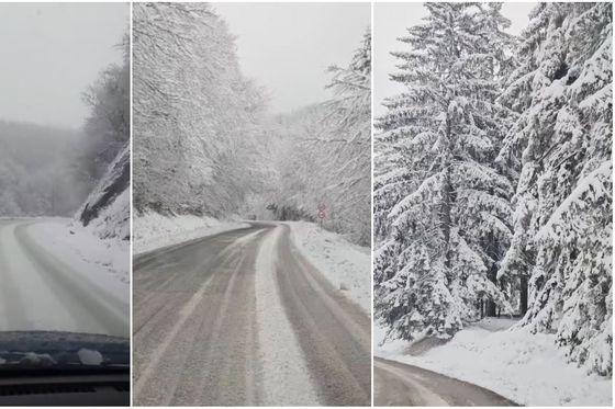 Snježna mećava zahvatila je dio Srbije
