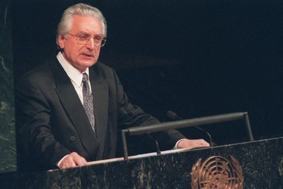 Prvi hrvatski predsjednik Franjo Tuđman