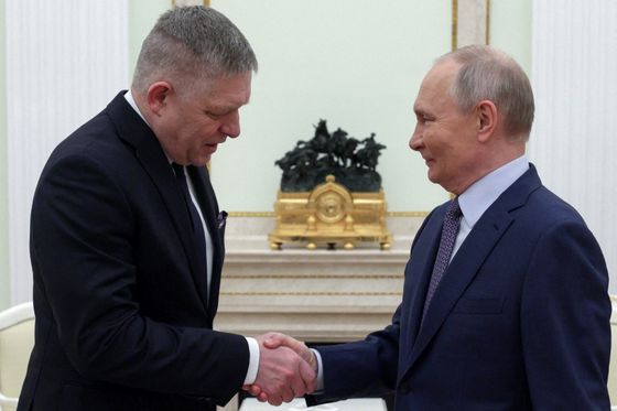 Robert Fico i Vladimir Putin