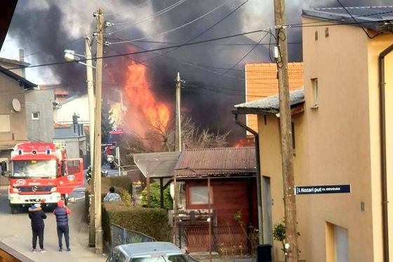 Požar na Kozari boku (Foto: Vatrogasna postrojba Zagreb/Facebook)
