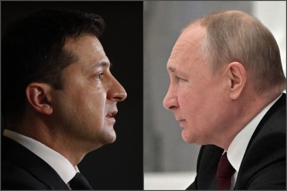 Zelenski, Putin
