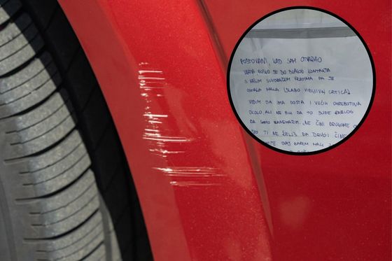 Poruka koju je Zagrepčanka dobila na automobilu