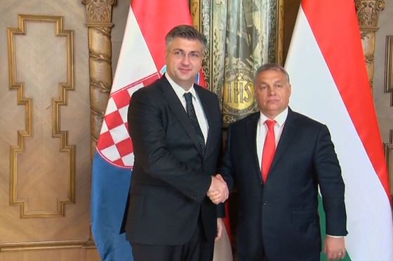 Andrej Plenković i mađarski premijer Viktor Orban (Foto: Dnevnik.hr)